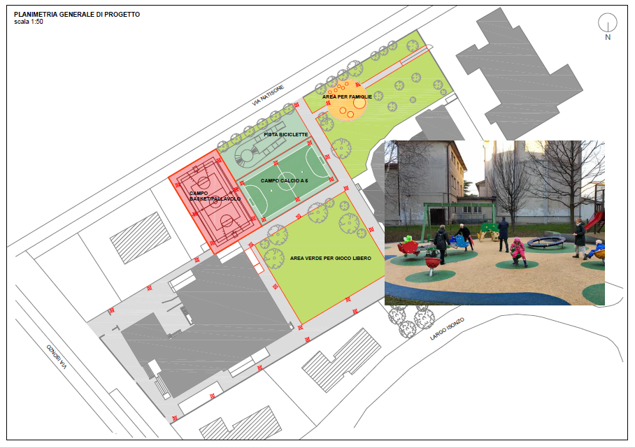 Monfalcone, la Regione finanzia con 800mila euro centro sportivo e area verde a Largo Isonzo